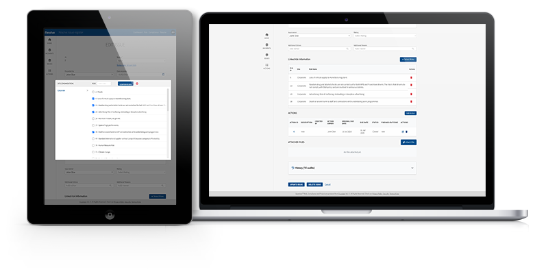 Quantate Resolve: Integration with Quantate Risk